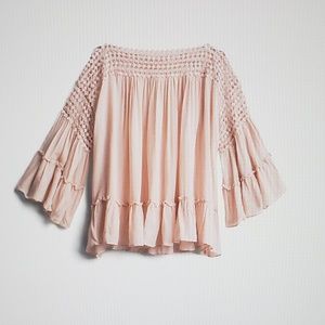 Max Studio - Cutout Ruffle-Sleeve Blouse